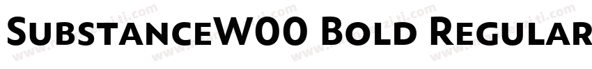 SubstanceW00 Bold Regular字体转换